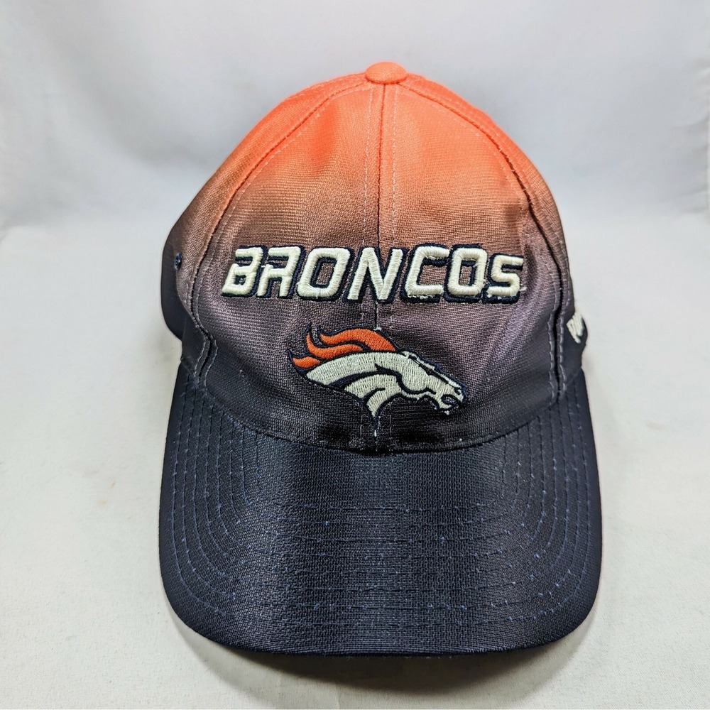 Denver Broncos Fade Gradient Hat Cap Strapback Puma Pro Line 90s Vintage
